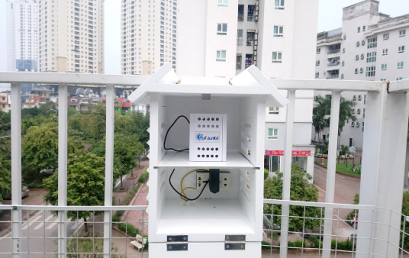 Installing FairKit network in Hanoi for monitoring fine dust