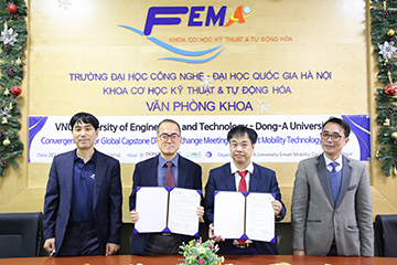Khoa Cơ học kỹ thuật và tự động hóa ký kết hợp tác với Đại học Dong – A, Hàn Quốc